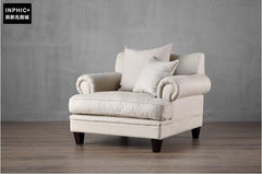INPHIC-美式歐式沙發組合 北歐單雙休閒亞麻布藝沙發 羽絨