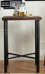 INPHIC-桌椅鐵藝實木吧臺桌椅酒吧高腳桌椅休閒吧奶茶吧桌椅餐桌椅-桌55