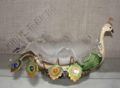 INPHIC-東南亞風格擺飾東南亞佛像東南亞泰國家居飾品孔雀水果盤