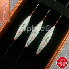 INPHIC-K-013 浮漂孔雀硬羽 浮標 深水綜合大鯽魚漂 17目1套3件