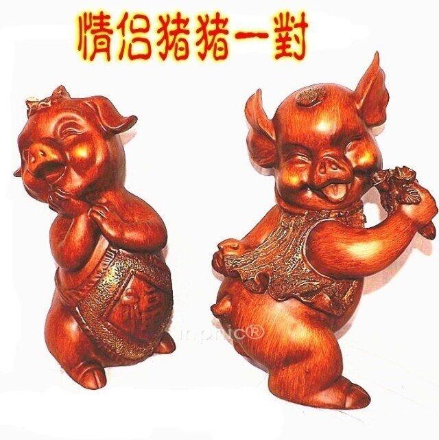 INPHIC-開光豬高檔樹脂擺件擺設豬家居裝飾品家飾品婚慶一對