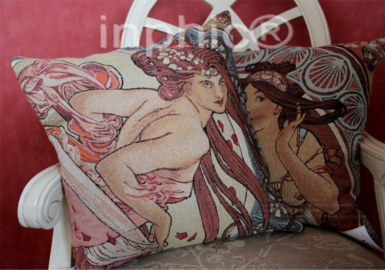 INPHIC-錦繡 法國進口高端奢適品 靠墊套 玫瑰雨