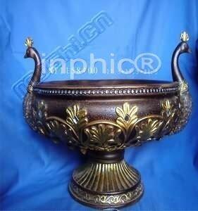 INPHIC-歐式田園風情果盤復古家居孔雀水果盤