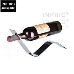 INPHIC-酒架不鏽鋼紅酒架子自然風波浪酒架歐式紅酒架葡萄酒架