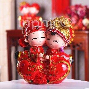 INPHIC-擺設擺飾 樹脂娃娃情侶公仔大款