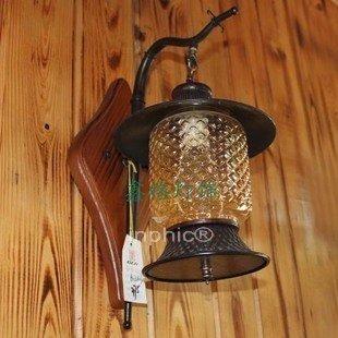 INPHIC-歐式 古鐵藝玻璃壁燈美式鄉村風格臥室燈走道燈 吧檯燈工程燈具