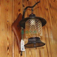 INPHIC-歐式 古鐵藝玻璃壁燈美式鄉村風格臥室燈走道燈 吧檯燈工程燈具