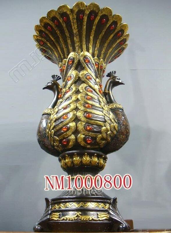 INPHIC-歐式客廳裝飾擺件東南亞風格傢俱飾品泰國家居孔雀花瓶