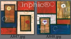 INPHIC-時尚無框畫 裝飾畫 油畫 壁貼 牆 壁紙 時鐘 民宿裝飾 複製品畫 油畫批發