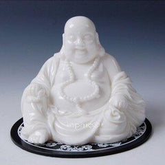 INPHIC-3.5吋提珠彌勒陶瓷裝飾品工藝品漢白玉瓷