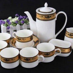INPHIC-皇家宮廷風 歐式咖啡杯套裝 生日 茶具 15頭咖啡杯壺
