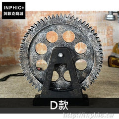 INPHIC-齒輪復古擺件裝飾家居模型模擬咖啡廳工業酒吧道具工具扳手-D款