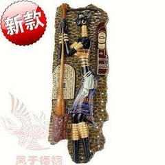 INPHIC-無規則壁掛舂米圖原創手工陶器陶瓷工藝品擺飾80