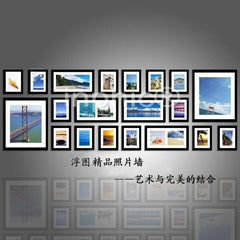 INPHIC-頂級質感20框實木照片牆實木相框牆相片牆相框組合畫框有框畫