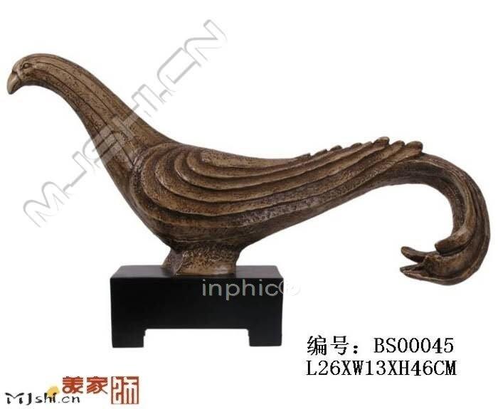 INPHIC-歐式客廳裝飾擺飾泰國工藝品歐式家居泰國大象工藝品太陽鳥
