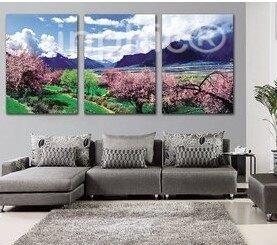 INPHIC-歐式風景現代簡約客廳無框畫三聯畫時尚沙發 裝飾畫