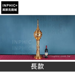 INPHIC-木質金箔裝飾收納器皿居家飾品東南亞尖頂寶盒擺飾-長款
