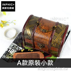 INPHIC-家居收納擺設木盒套裝歐式復古拍攝道具仿古-A款原裝小款