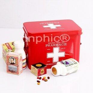 INPHIC-全金屬家庭藥箱 收納藥箱中款 兩色可選
