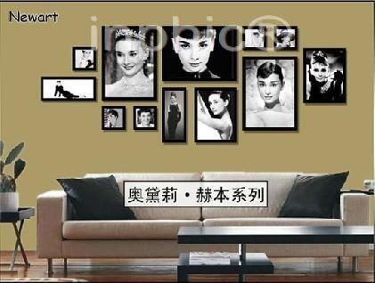 INPHIC-超大12框實木照片牆相框牆相片牆相框組合