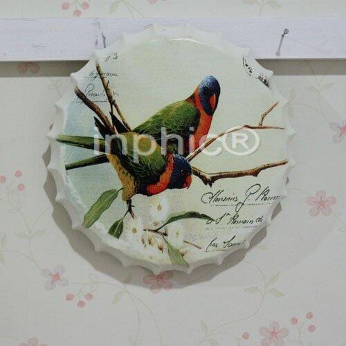 INPHIC-創意啤酒蓋鐵質美式鄉村裝飾畫客廳沙發後釘子裝飾品壁掛