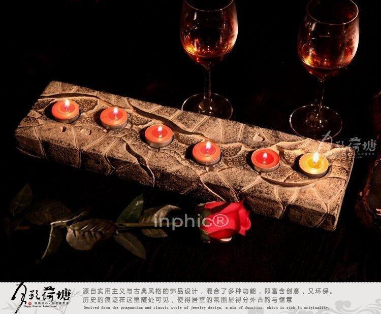 INPHIC-工藝品 復古燭臺 裝飾品 咖啡廳燭臺蓮清燭臺