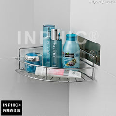 INPHIC-多功能無痕貼浴室轉角置物架廁所吸壁式角落架收納架子