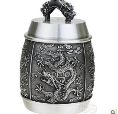 INPHIC-馬來西亞進口純錫質茶葉罐 錫器茶葉罐 高檔商務長輩