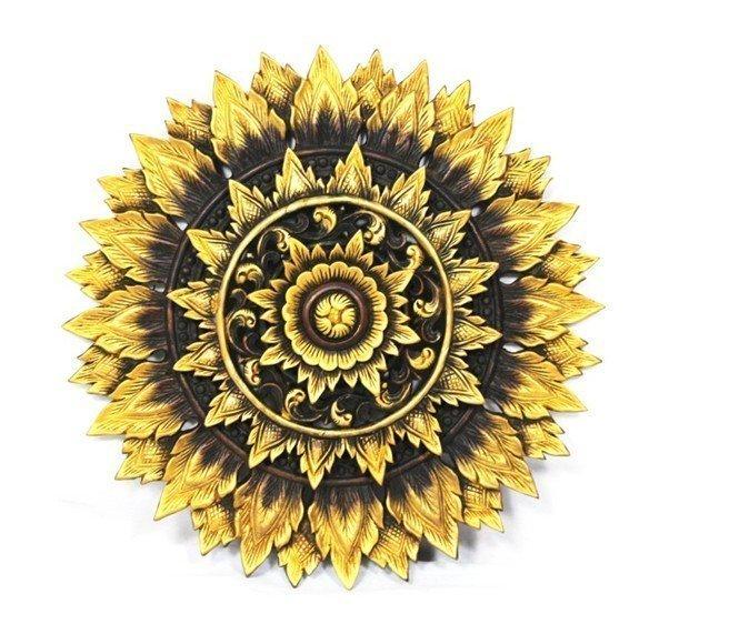 INPHIC-東南亞 家居飾品 泰國風格 木雕 掛飾 三層雕花