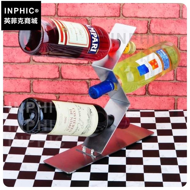 INPHIC-不鏽鋼酒吧家居用品酒架紅酒架懸掛歐式重力葡萄酒架