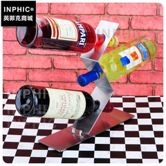 INPHIC-不鏽鋼酒吧家居用品酒架紅酒架懸掛歐式重力葡萄酒架