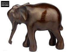 INPHIC-開運 開光純銅大象辦公室銅象裝飾品招財象工藝品