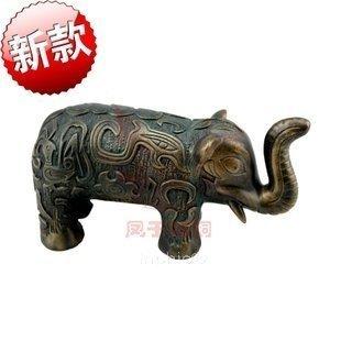 INPHIC-陶藝仿青銅大象原創手工家居陶藝工藝品擺飾600-14