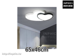 INPHIC-現代兒童臥室燈婚房燈簡約 房間吸頂燈愛心燈具led-65x46cm