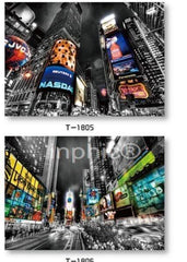 INPHIC-時尚無框畫 現代客廳臥室裝飾畫油畫 民宿裝飾家飾 時代廣場