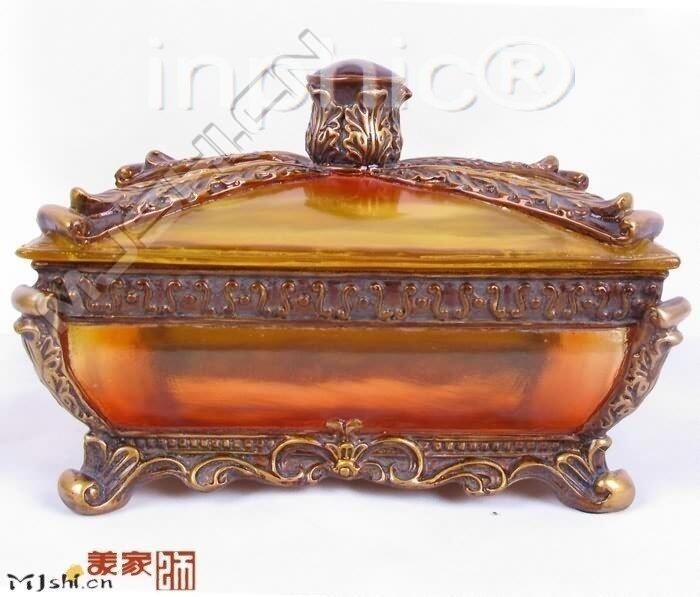 INPHIC-歐式珠寶盒韓國公主首飾盒首飾收納盒仿實木質首飾箱