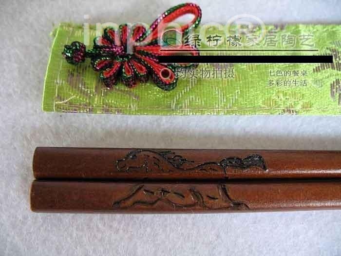 INPHIC-筷子.鐵木雕花筷子.馬 生肖筷子 12生肖 十二生肖 15雙組