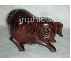 INPHIC-手工木雕黑檀木-香豬