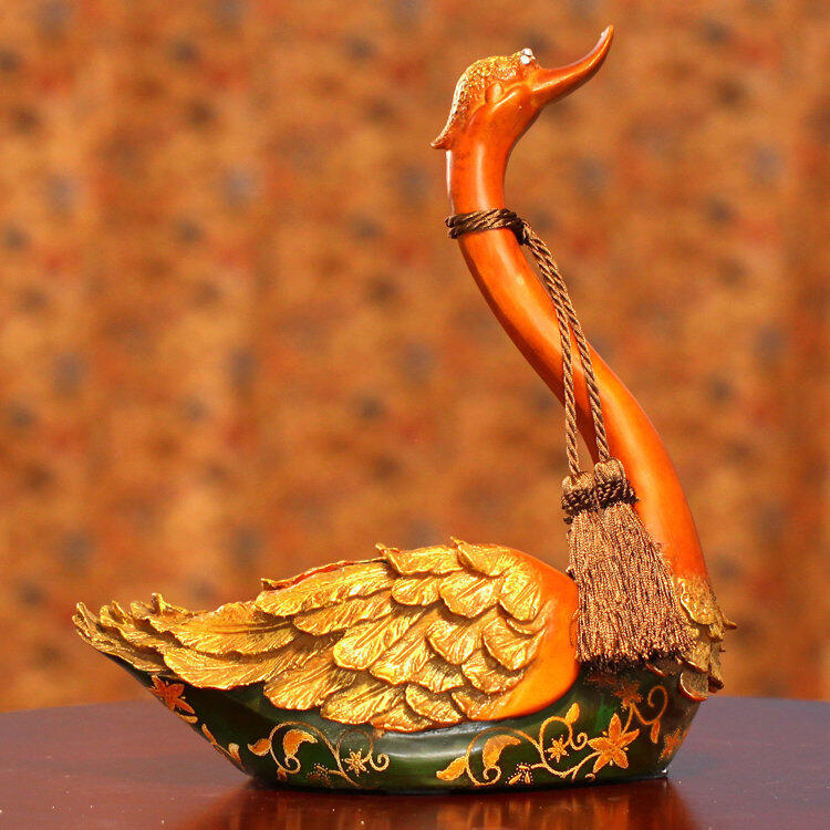 INPHIC-仿木天鵝樹脂收納樹脂裝飾收納盤 創意裝飾品F