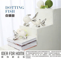 INPHIC-點睛魚 水鑽魚眼陶瓷金魚擺設 裝飾擺飾工藝品(一套)