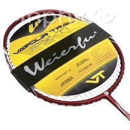 INPHIC-羽毛球拍 1010羽毛拍 全CARBON 紅色款 單支