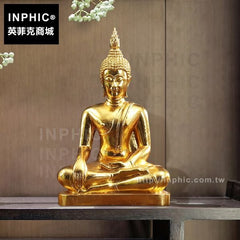 INPHIC-泰國泰佛三組合桌面擺設象牙佛像擺飾樹脂東南亞
