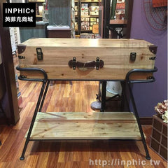 INPHIC-酒吧架子框架裝飾復古實木鐵藝鄉村專賣店創意箱子田園