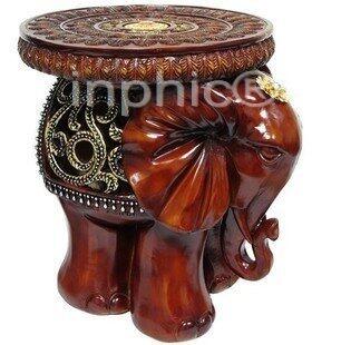 INPHIC-歐式樹脂泰國大象擺飾換鞋凳子大型工藝家居裝飾