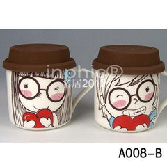 INPHIC-杯陶瓷杯笑臉杯表情杯有附手柄水杯馬克杯咖啡杯