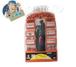 INPHIC-精品 300件套6檔變速180W電磨套裝 雕刻機 打磨