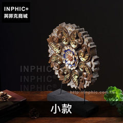 INPHIC-擺飾木雕桌面蓮花中式擺設裝飾品東南亞-小款
