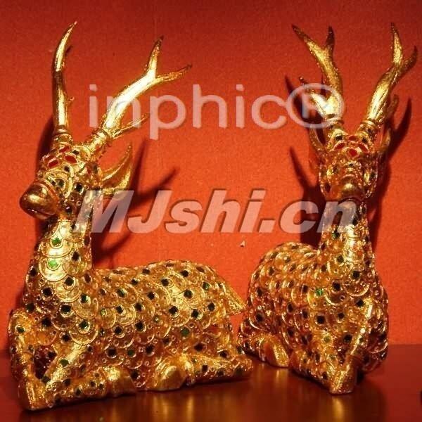 INPHIC-歐式田園裝飾擺飾東南亞風情傢俱飾品動物裝飾鹿(1個)