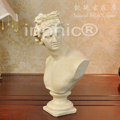 INPHIC-歐式大衛雕塑頭像擺設家居裝飾藝術品人像擺飾