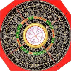 INPHIC-原裝開光臺灣崇道堂3.2吋純銅風水八卦羅盤 羅經指南針綜合盤贈書